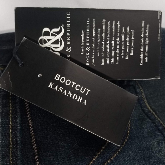 Rock & Republic Women's Jeans Kasandra Bootcut NWT - Picture 6 of 8